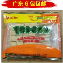 (Weifeng frozen products) Chiba tofu 1 6kg packs 4 skewers barbecue spicy hot fried ingredients 30 skewers