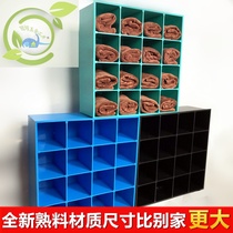  Wall-mounted towel rack Car beauty car wash shop towel lattice cabinet barber shop hair salon wall storage cabinet box