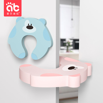 Safety anti-pinch hand door card door clip anti-closing children sliding door seam door blocking door plug door gear anti-pinch hand baby
