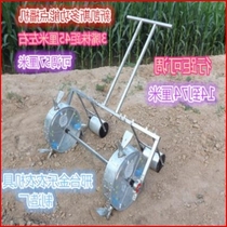 Seeder cylinder small flower machine corn acupoints multifunctional raw type two-row sowing on demand push fine roller agricultural