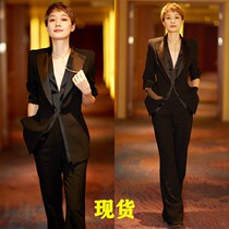 Star Mai with the same Spring and Autumn Black OL suit suit Ladies in fashion Minor West Suit Career Two Sets