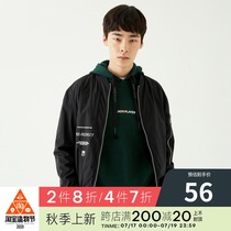 GXG new autumn black trend baseball uniform jacket jacket jacket men GA121662E