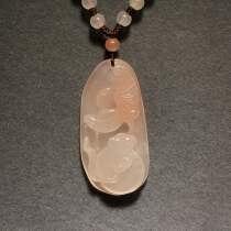 Guilin chicken blood jade dragon victory chicken blood stone natural jade male and female pendant hanging tag mouse treasure