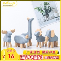 Home decoration gifts micro landscape ornaments Resin ornaments Resin craft factory direct sales creative cartoon animals