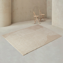 The heart of the Japanese plush carpet living room Japanese-style WAG light luxury style home bedroom bedside room tea table blanket