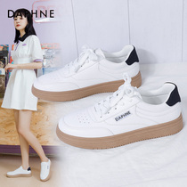 Daphne little white shoes woman 2022 new womens shoes 100 lap spring shoes children sports casual shoes thick underfloor shoes women