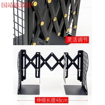 Desktop telescopic wrought iron bookshelf office bookend student desk storage shelf creative book stand