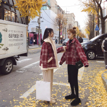 2020 autumn and winter new light cooked wind wild wool lamb Korean version loose student thickened lamb plush short coat female