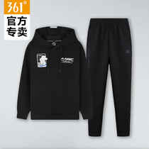 361 sweatshirt suit mens 2022 new fall casual sportswear 361-degree sleeve head sweatpants two-piece set