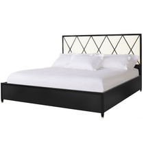 JSM Nordic modern all solid wood bed American pastoral retro cloth art double bed high-end 1 51 8 wedding bed