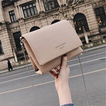 Leather niche net red small black bag female high-end western style simple chain fashion all-match messenger soft leather