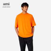 AMI 22 new Fall Winter Love Cotton Casual Loose Round Neck Short Sleeve T-Shirt