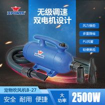 Double Motors Heating Blow Machine Pets Quick Blow-drying Drying Blown Hair Machine High Power Cat Dog Blow Hair Air-dry God