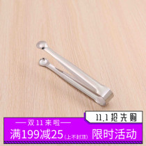 Export orders 18 10 stainless steel small clip sugar holder coffee companion clip kitchen food clip 1