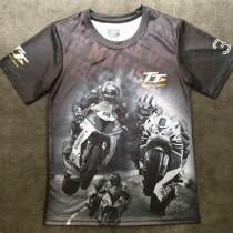  Summer Isle of Man tt motorcycle culture T-shirt motorcycle riding short-sleeved breathable racing T-shirt round the island off-road short t-shirt men