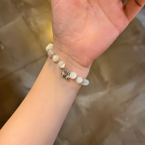 Opal bell bracelet girls summer ins niche design high-end sense beaded girlfriends temperament bracelet bracelet