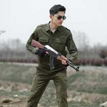 708 tactical camouflage suit suit mens army green spring military fans outdoor field training uniforms wear-resistant