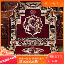Tibetan-style worship cushion backrest cushion carpet wool Ssangyong seat soft and comfortable Buddhist supplies gurus cushion