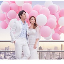 Photo studio wedding dress photo props creative travel props pink balloon girl photo wedding room decoration balloon