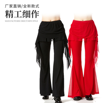 2020 spring new sailor dance drawstring elegant flared pants fashion leggings large size very fairy pants