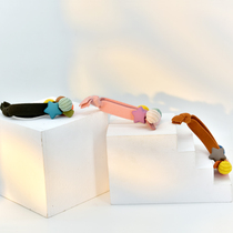 Simple Korean cute ponytail Hairband ins Net red hair rope tie hair leather band hair accessories headdress women head rope