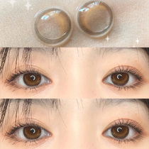 Buy a pair and send a pair of half-month high-gloss Brown milk bag gray year-throw female small diameter 13 8mm half a year to throw Ai Charm K