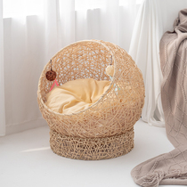catsle cat keepers castle rattan chic cat cohort all season universal pet nest cat house cat toy kitty villa can be detached