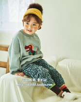 Chiumi South Korea Imported Childrens Clothing 2020 Winter Children Baby Cartoon Small Bear Dinosaur Gush Jacket M2