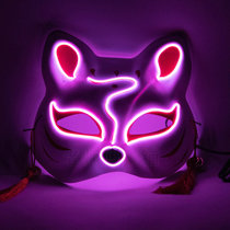 Firefly Son Half Face Cat Demonic Fox Glowing Fairy Mask Mask Cartoon Shake Soundnet Red Fluorescence ten thousand Christmas