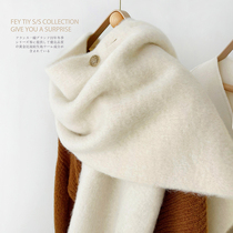 Day Series New 100 Hitch Hama Fur Scarf Woman Button Design Winter Warm Flow Suing Neck Air Conditioning Cloak Collar