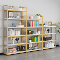 Iron art bookshelf rack simple multi-layer storage rack simple modern student bookcase home storage rack display rack