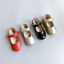 Dads home spot old soles new childrens ballet Velcro leather shoes Princess shoes single shoes 800
