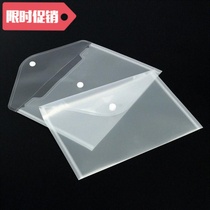 10pcs set transparent plastic a4 folders file bag document h
