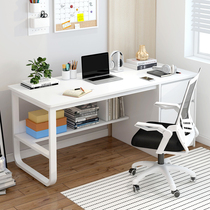Desk minimalist computer desk Desktop with drawer Easy office Employee modern table Bedroom table and chairs Composition