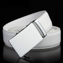 Mens belt pure cowhide young and middle-aged casual automatic buckle belt leather business youth pants mens tide