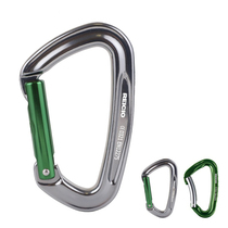 Climbing Fast Hanging Straight Door Fast Hanging Aluminum Alloy Fast Hanging Threadless Buckle Fast Hook Climbing Rock Fast Hanging 24kn Outdoor Oxford