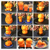 Year of the Pig New Year butter hot pot base mold red oil silicone mold Chongqing hot pot mold Pig zodiac pig