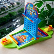 Childrens finger ejection basketball machine shooting table game parent-child multi-person Interactive Leisure toys early education Four chess games