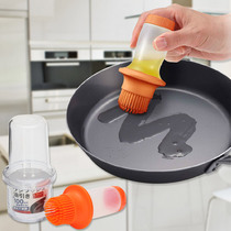 Japan food grade silicone gel oil brushed squeeze style kitchen home baking barbecue brush with high temperature resistant oil brush