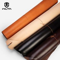 Italian imported back-hip three-sided straight tree plaster leather tanned leather belt leather leather fabric leather