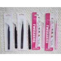 Bjd Baby clothes diy accessories High quality Black Baby Powder Straight Head Elbow Tweezers