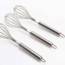 Portable stainless steel texture manual whisk mixer baking tool