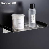 304 stainless steel wall-mounted toilet toilet mirror front kitchen bathroom pendant storage shelf free hole