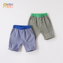 Clearance childrens summer clothes male baby casual shorts infants and young childrens spring and summer five-point pants baby Summer Korean version of the tide