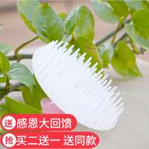  Japanese KM Shampoo brush Hair comb Massage scalp comb Relieve scalp cleaning brush