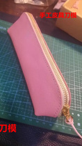Handmade leather tool handmade leather tool knife die zipped pen bag knife die shell style pen bag knife die A193