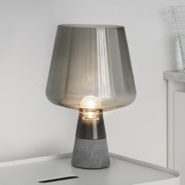 Nordic creative modern minimalist cement living room table lamp Pastoral bedroom bedside study glass table lamp