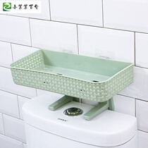 Bathroom shelf storage rack storage-free toilet toilet toilet wall wall one piece