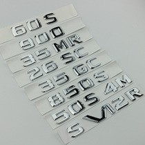 Mercedes-Benz Barbos logo 850s tail label 900 40s letter Mark 26SC rear label 35MR modified 50S4M car sticker