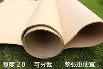 Imported primary color vegetable tanning tree cream skin thickness 2 0 dyed hand diy head layer cowhide leather leather